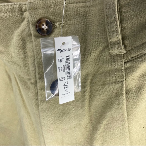NWT MADEWELL Moleskin Pleated Balloon Pants 25 - Picture 5 of 6